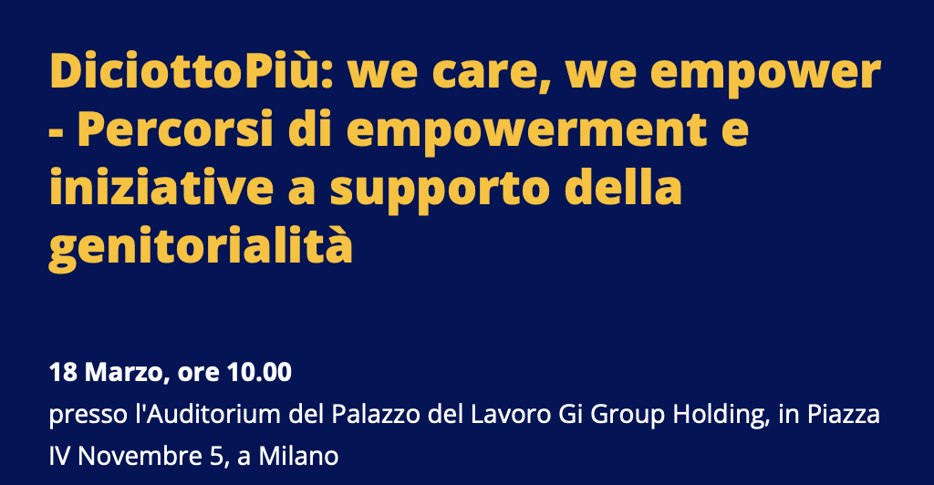 DiciottoPiù: we care, we empower